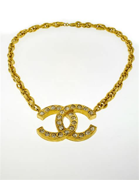 vintage chanel necklace cheap|authentic vintage chanel jewelry.